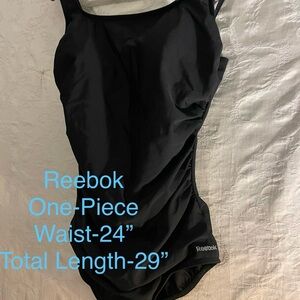 Reebok Black Women's One-Piece Swimsuit